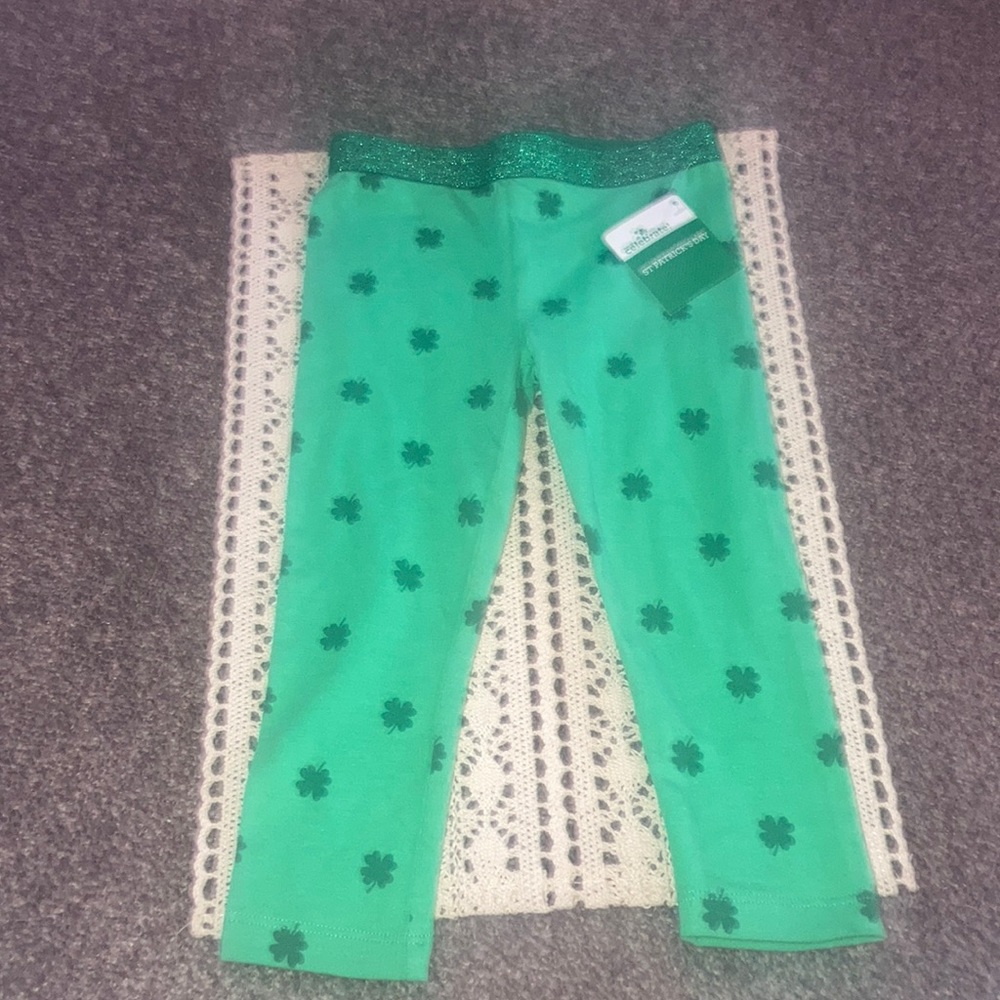- Saint Patrick’s Day little girls leggings size Two